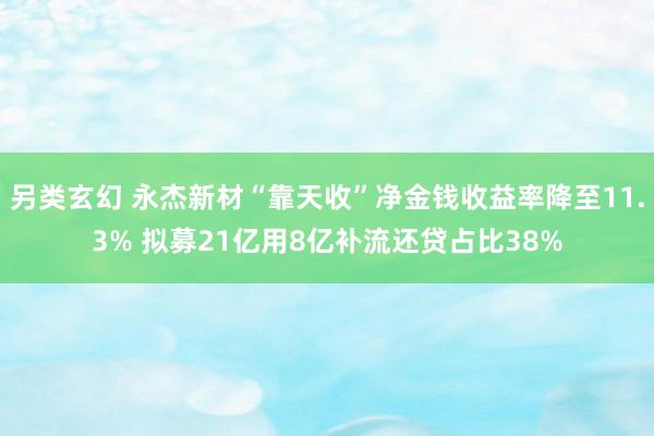 另类玄幻 永杰新材“靠天收”净金钱收益率降至11.3% 拟募21亿用8亿补流还贷占比38%